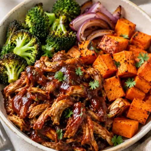 bbq-chicken-roasted-sweet-potato-bowls