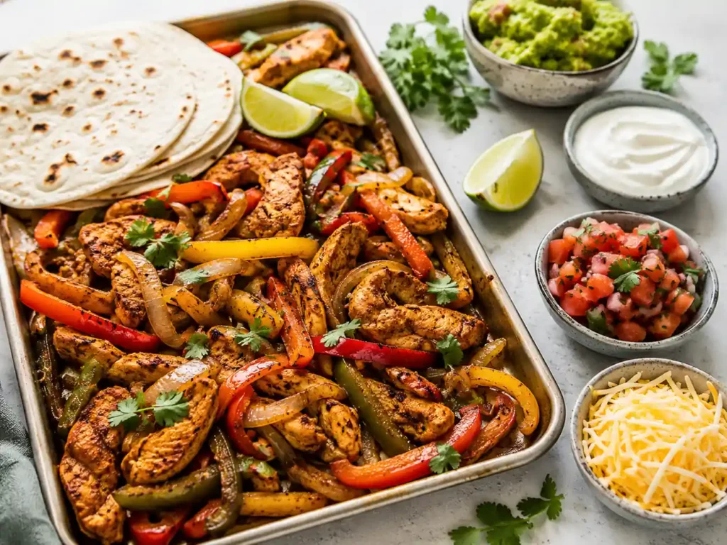 Sheet Pan Chicken Fajitas